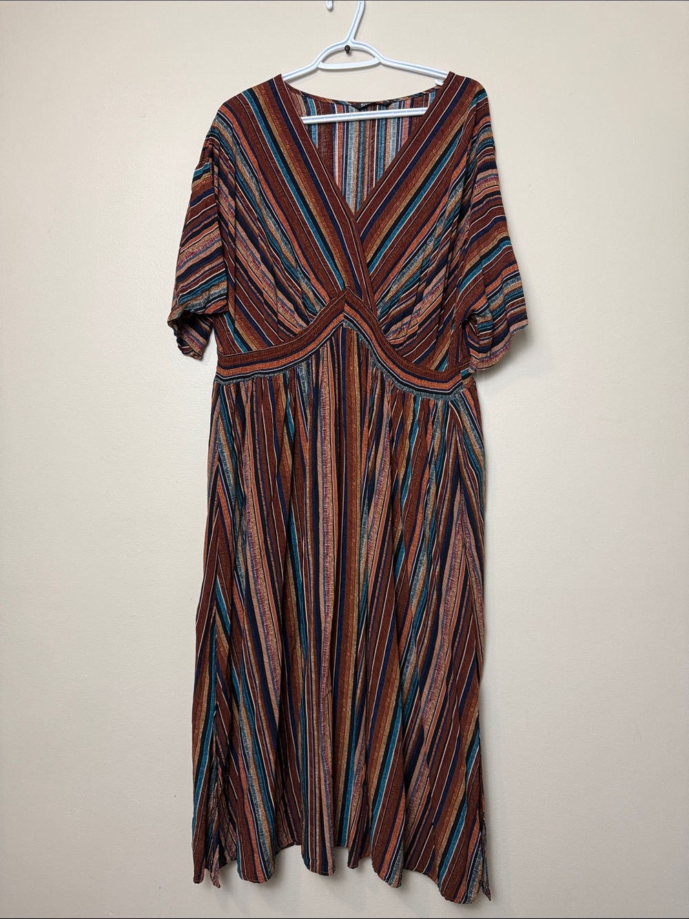 Bloomchic Striped V-Neck maxi Dress size 22-24